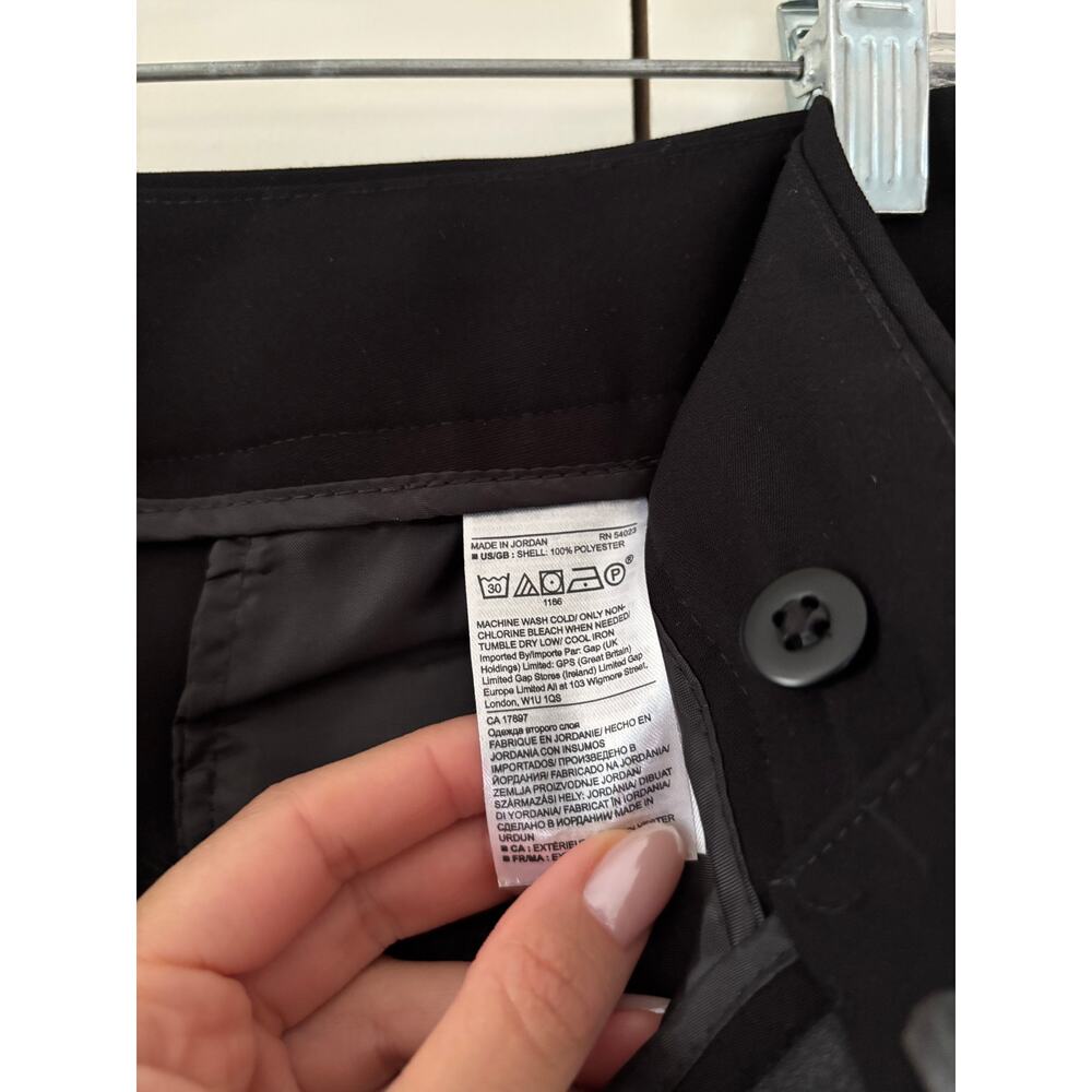 Banana Republic Women's Black Wide Leg Dress Pants Size 12S - Picture 10 of 12